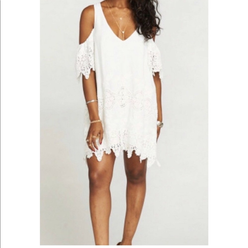 show me your mumu birdie ruffle scallop dress - Picture 4 of 15
